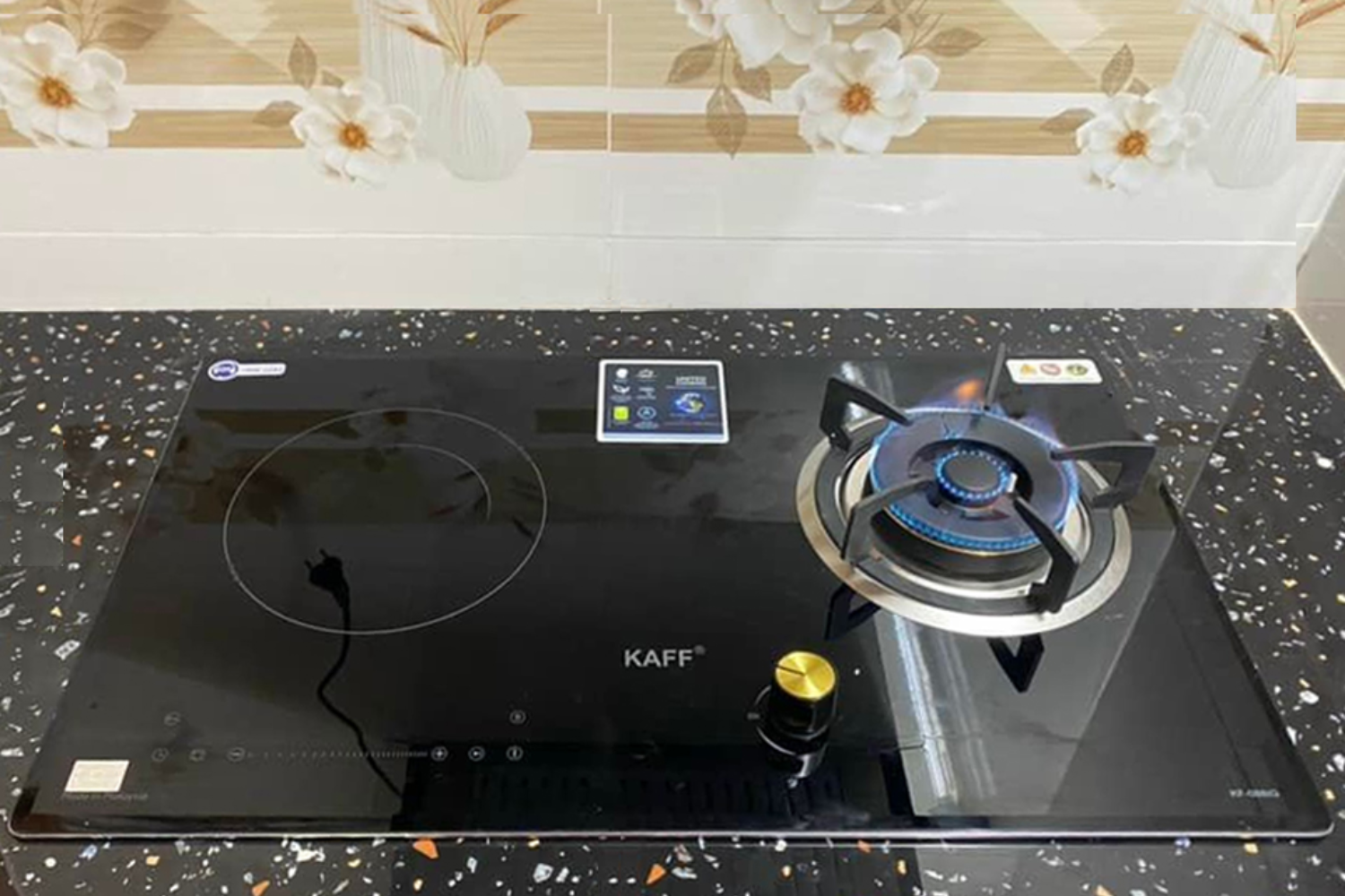 Vùng nấu gas trên KAFF KF-088IG mang lại sự ổn định và truyền thống