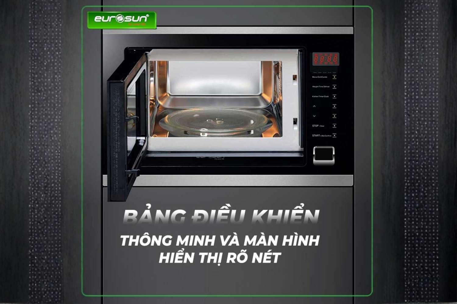 Bảng điều khiển cảm ứng kỹ thuật số được bố trí khoa học