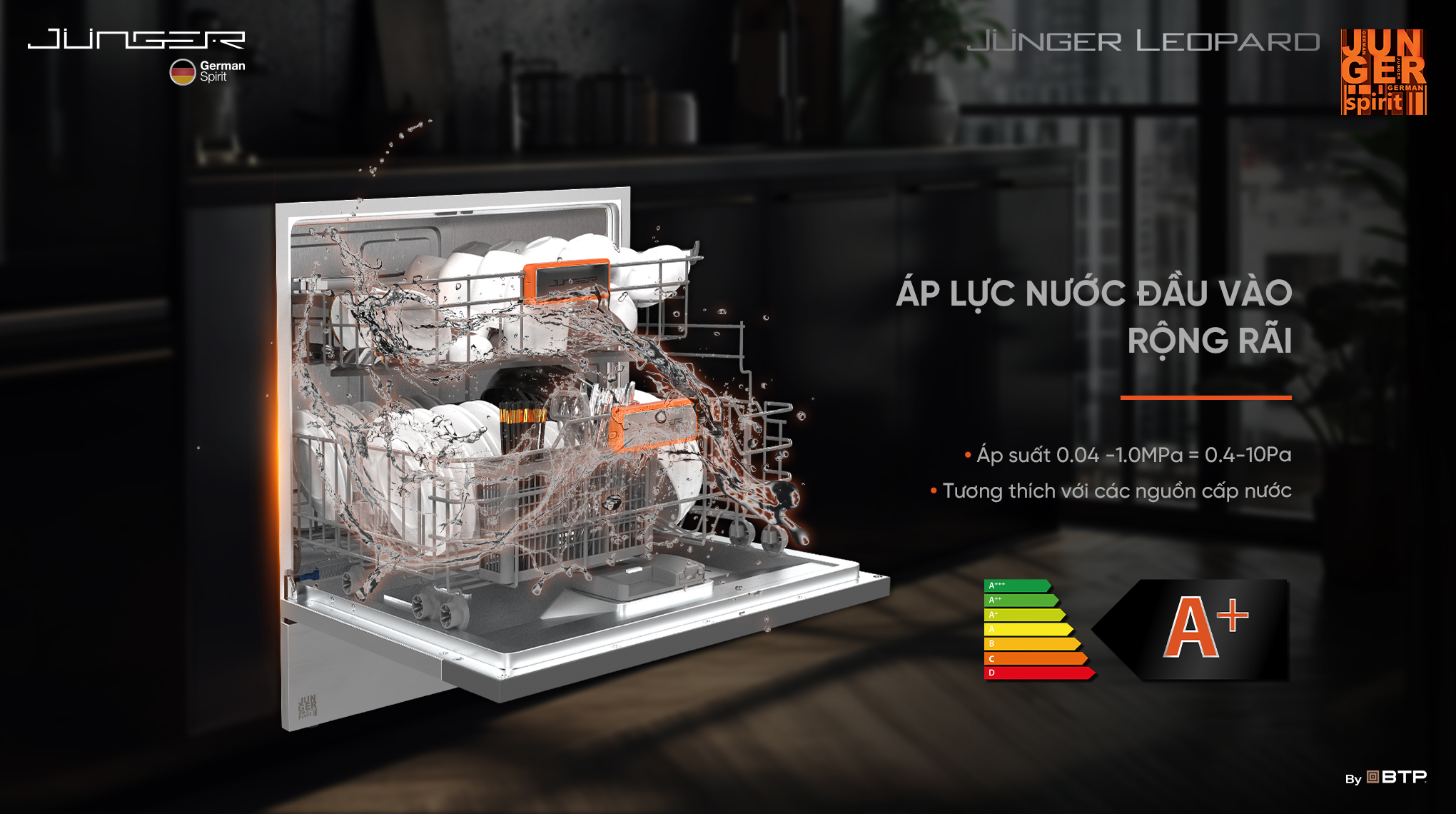 Hệ thống tay phun 360 độ mở rộng 2 đầu giá chứa đồ kết hợp nước đầu vào mạnh mẽ cho hiệu quả làm sạch mọi ngóc ngách