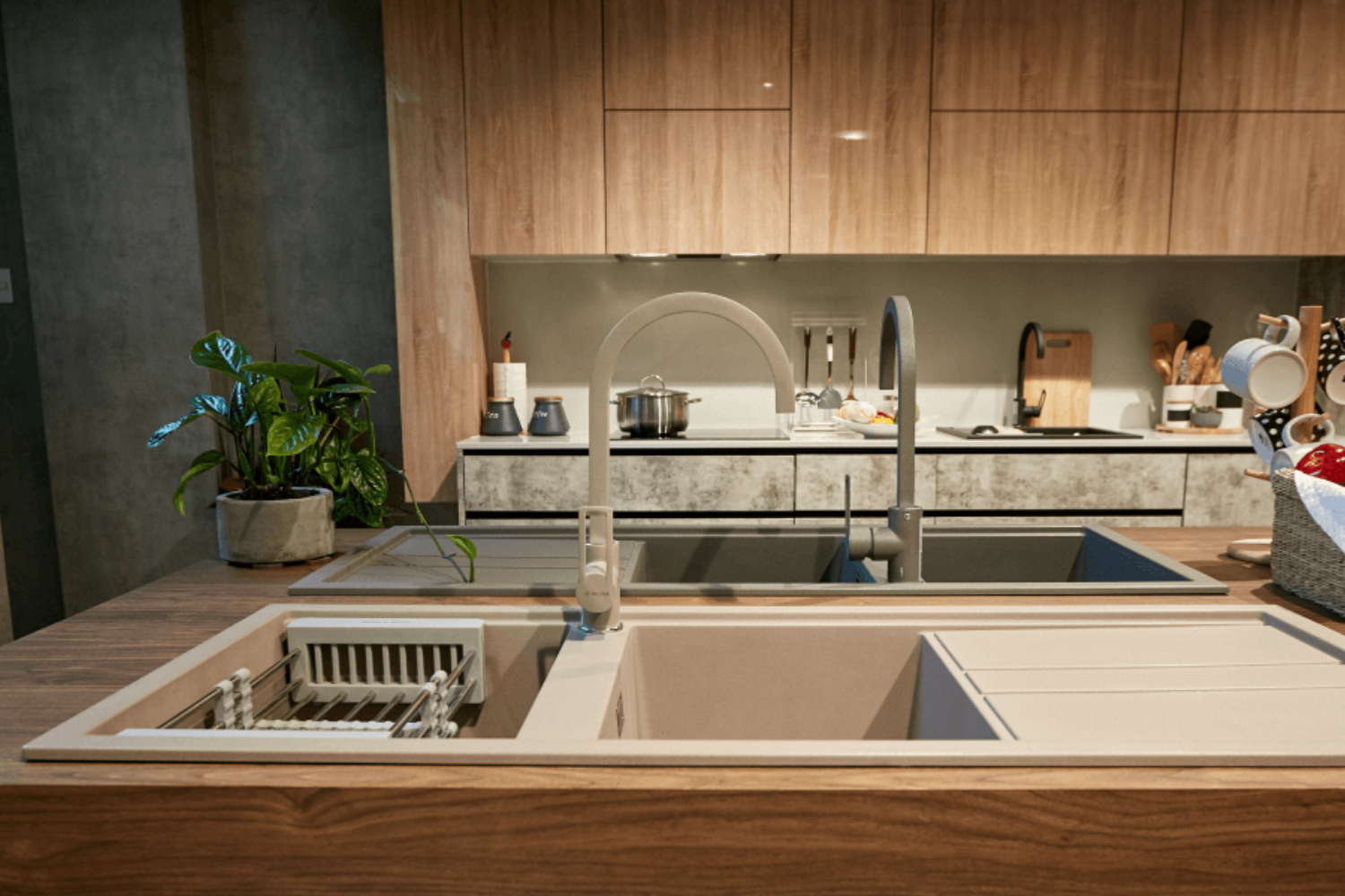 Bồn Malloca Tortora K-50043 với kích thước lý tưởng phù hợp nhiều không gian bếp