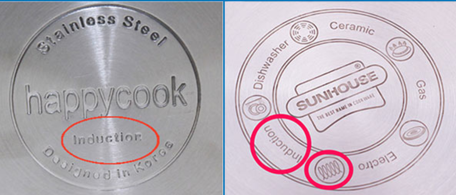 Bếp từ chỉ hoạt động với các loại nồi có đáy nhiễm từ