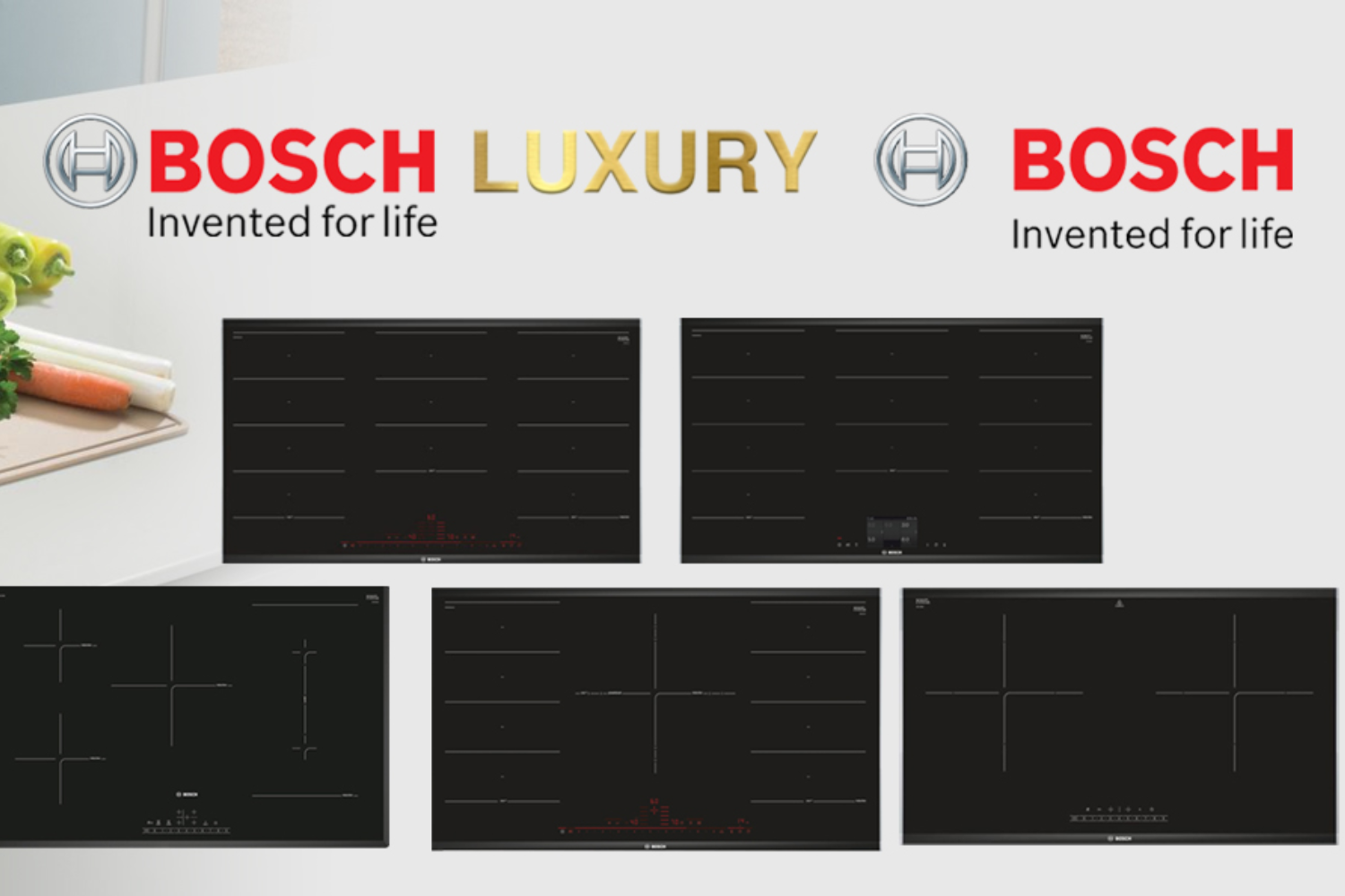 Thương hiệu Bosch đến từ Đức luôn dẫn đầu trong phân khúc bếp từ cao cấp