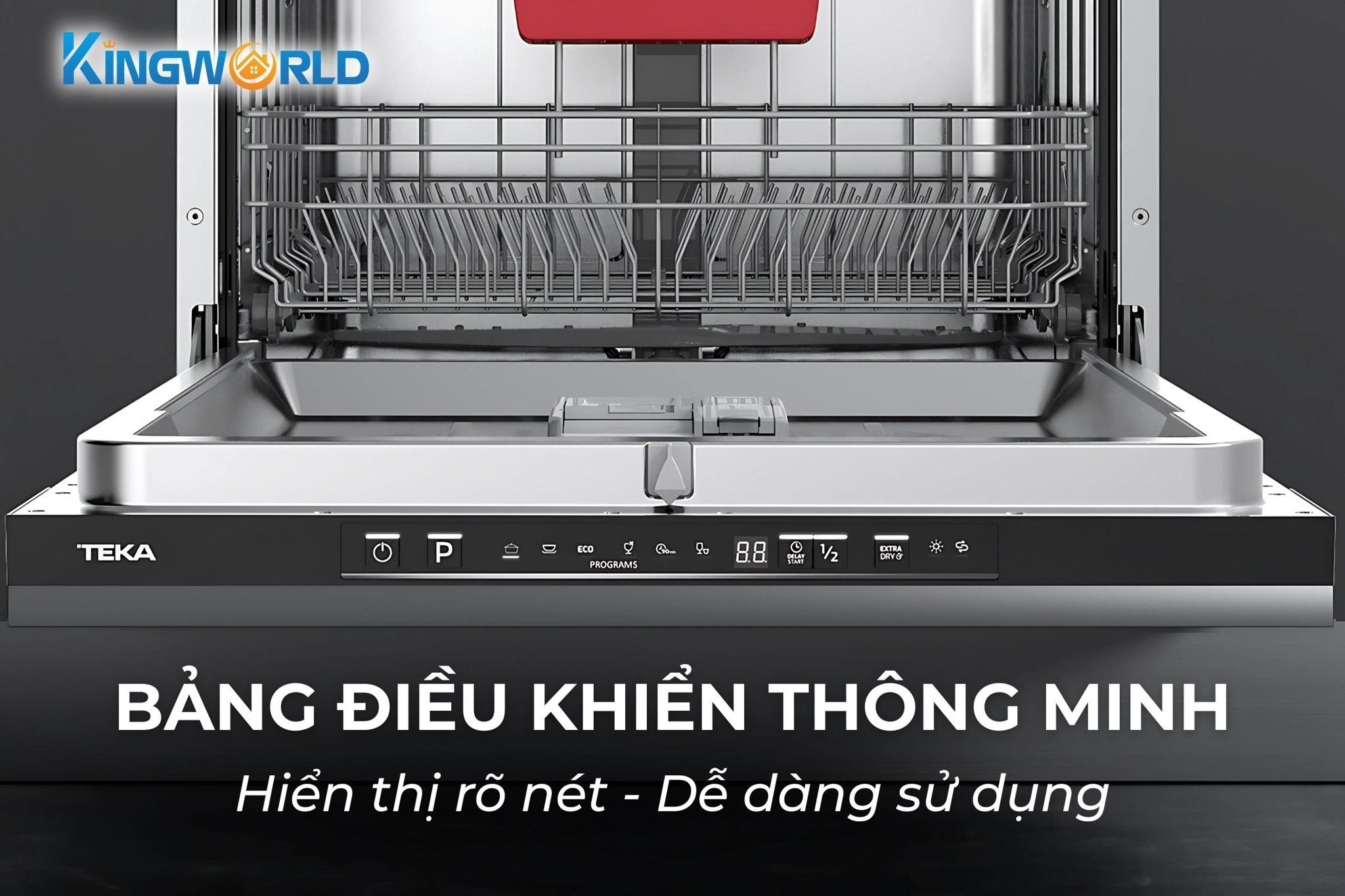 Bảng điều khiển cảm ứng thông minh, ẩn trên cánh cửa