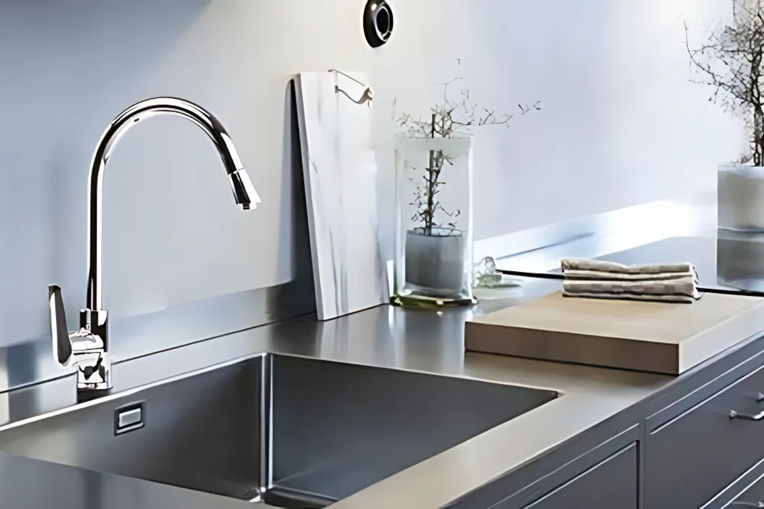 Vòi rửa bát Malloca K279N trang bị 2 chế độ nước nóng lạnh thông minh tiện lợi