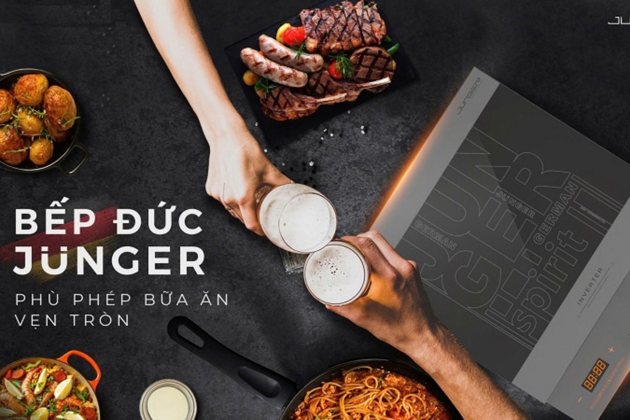 Bếp Đức - Bếp điện từ Junger cao cấp