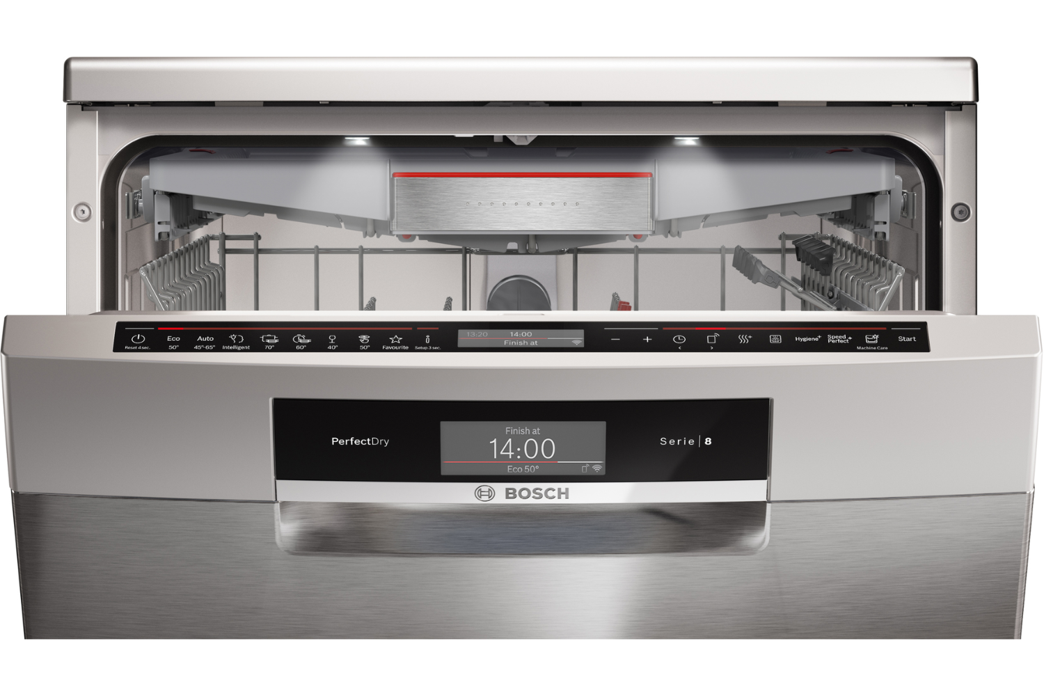 Bosch&nbsp;SMS8TCI04E Serie 8 trang bị 8 chương trình rửa đa dạng