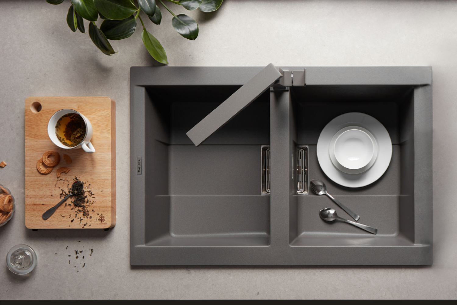 Chất liệu đá Granite bền bỉ, chịu nhiệt và chống trầy xước cao