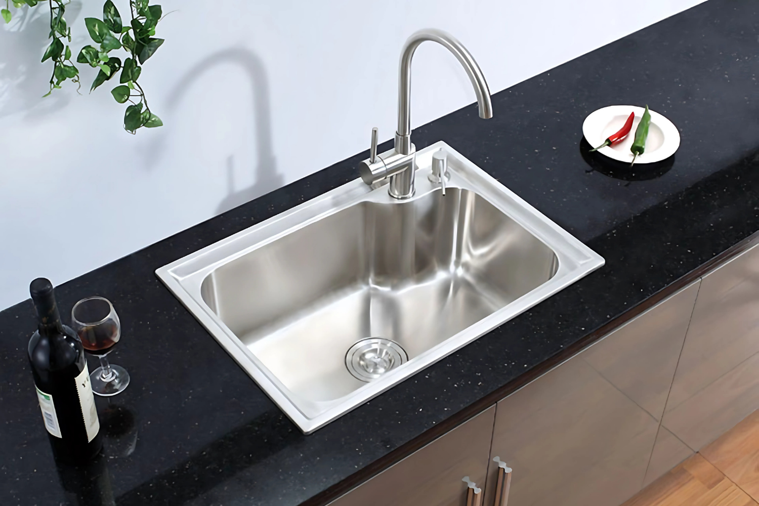 Chậu rửa bát lắp nổi 1 hố