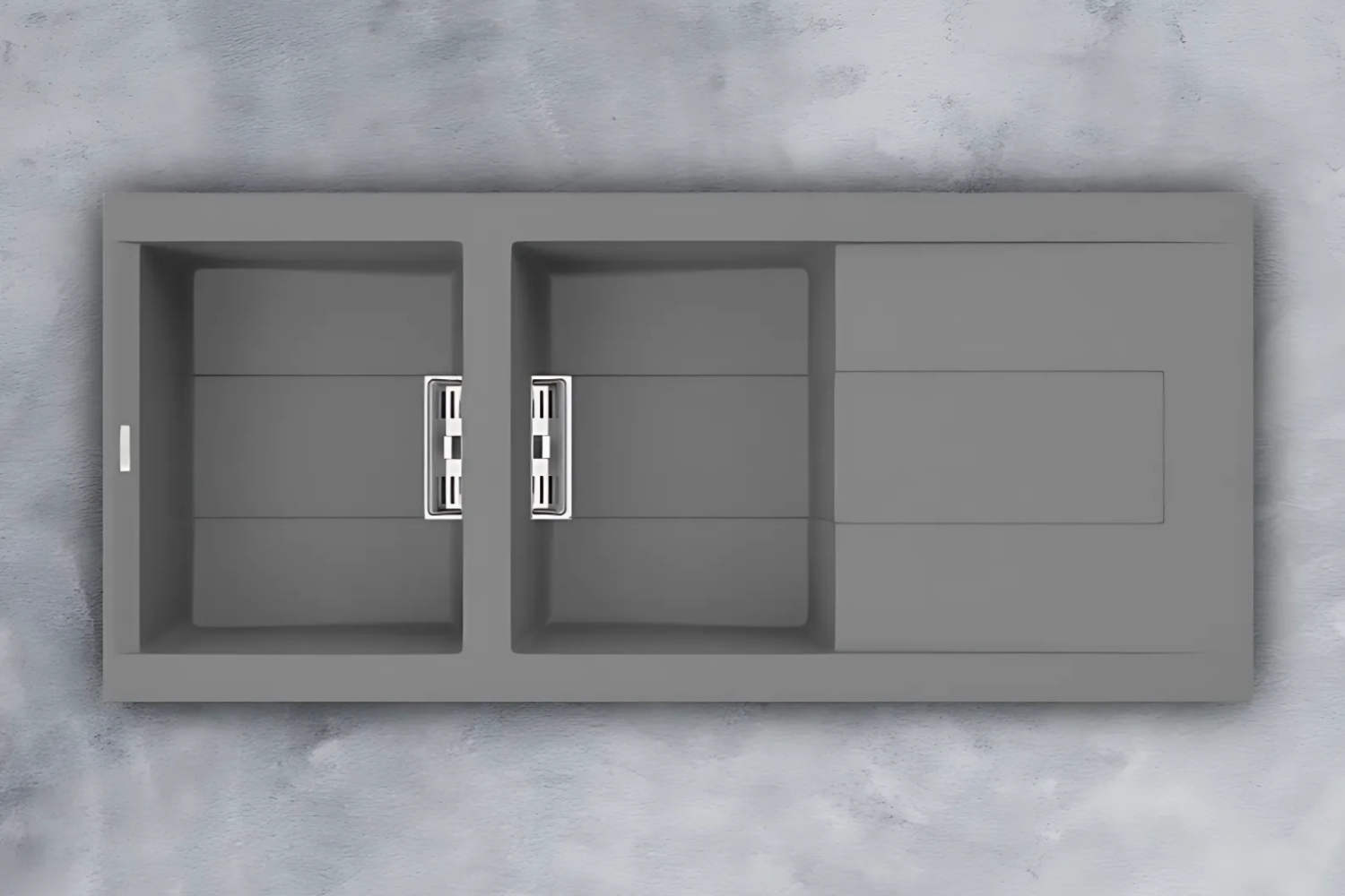 Chậu rửa bát Malloca K-500 với kích thước rộng rãi, đáp ứng mọi nhu cầu