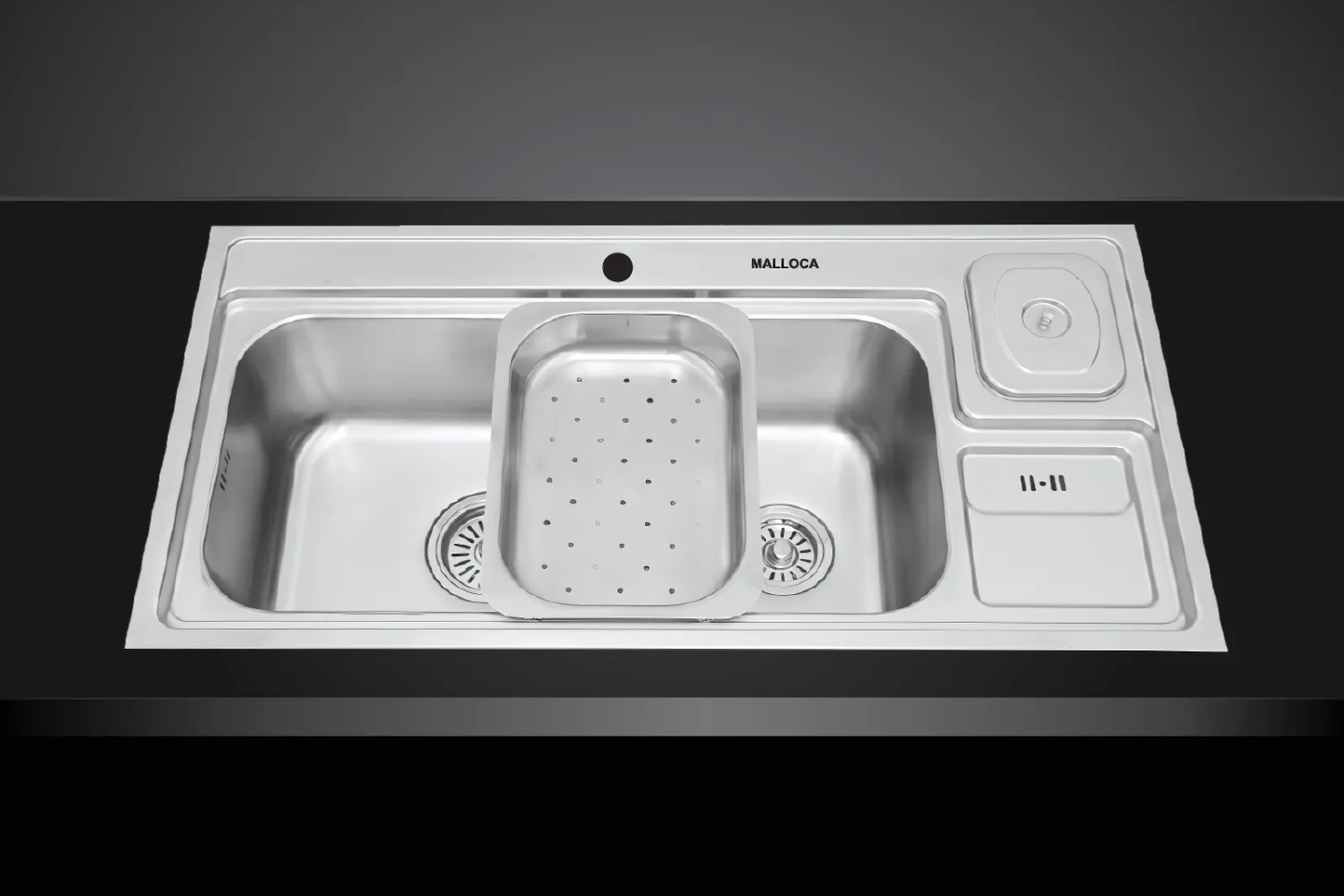 Chậu rửa bát Malloca MS 8809 N được thiết kế sang trọng và tinh tế