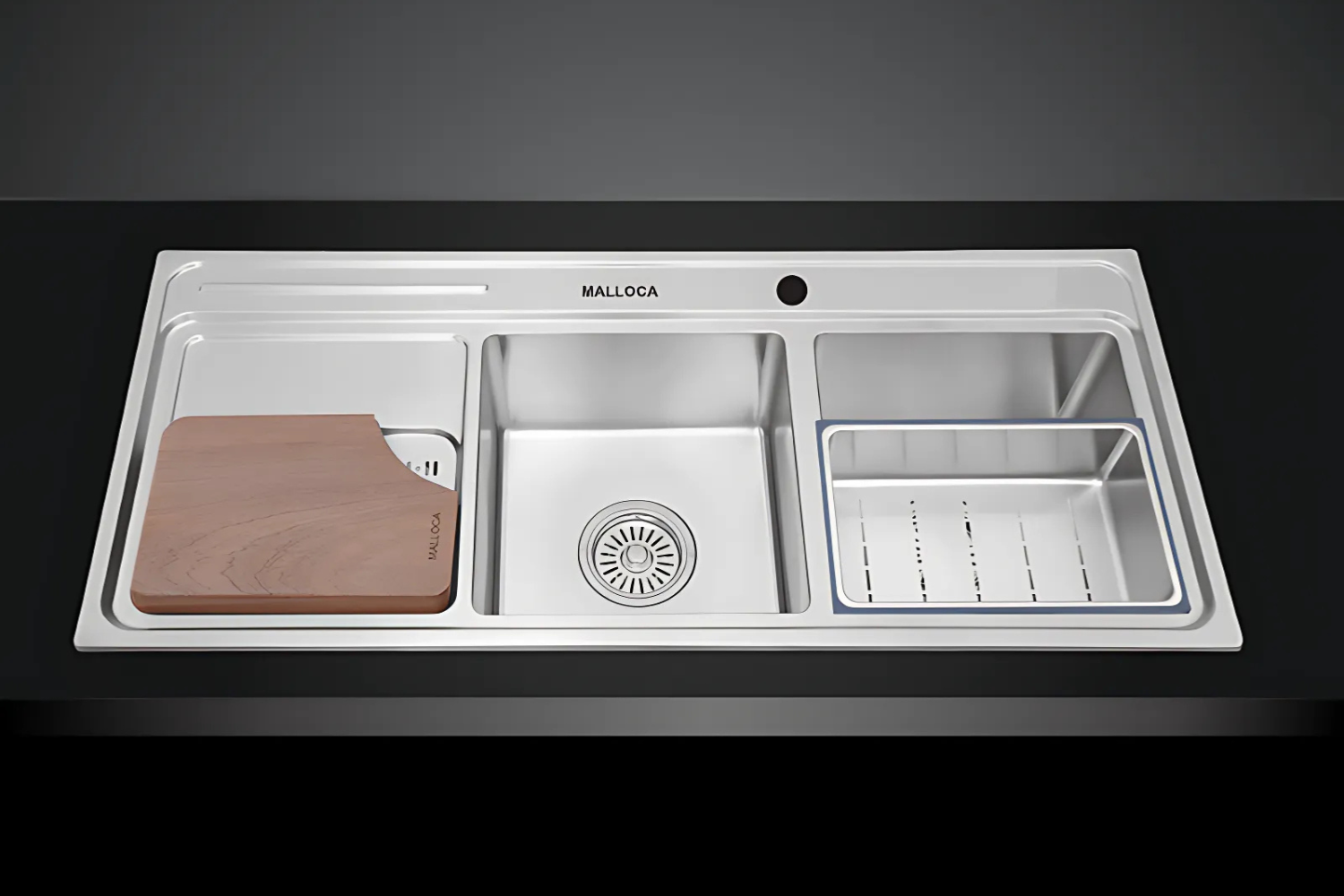 Chậu rửa bát Malloca MS 8816 N được thiết kế sang trọng và tinh tế