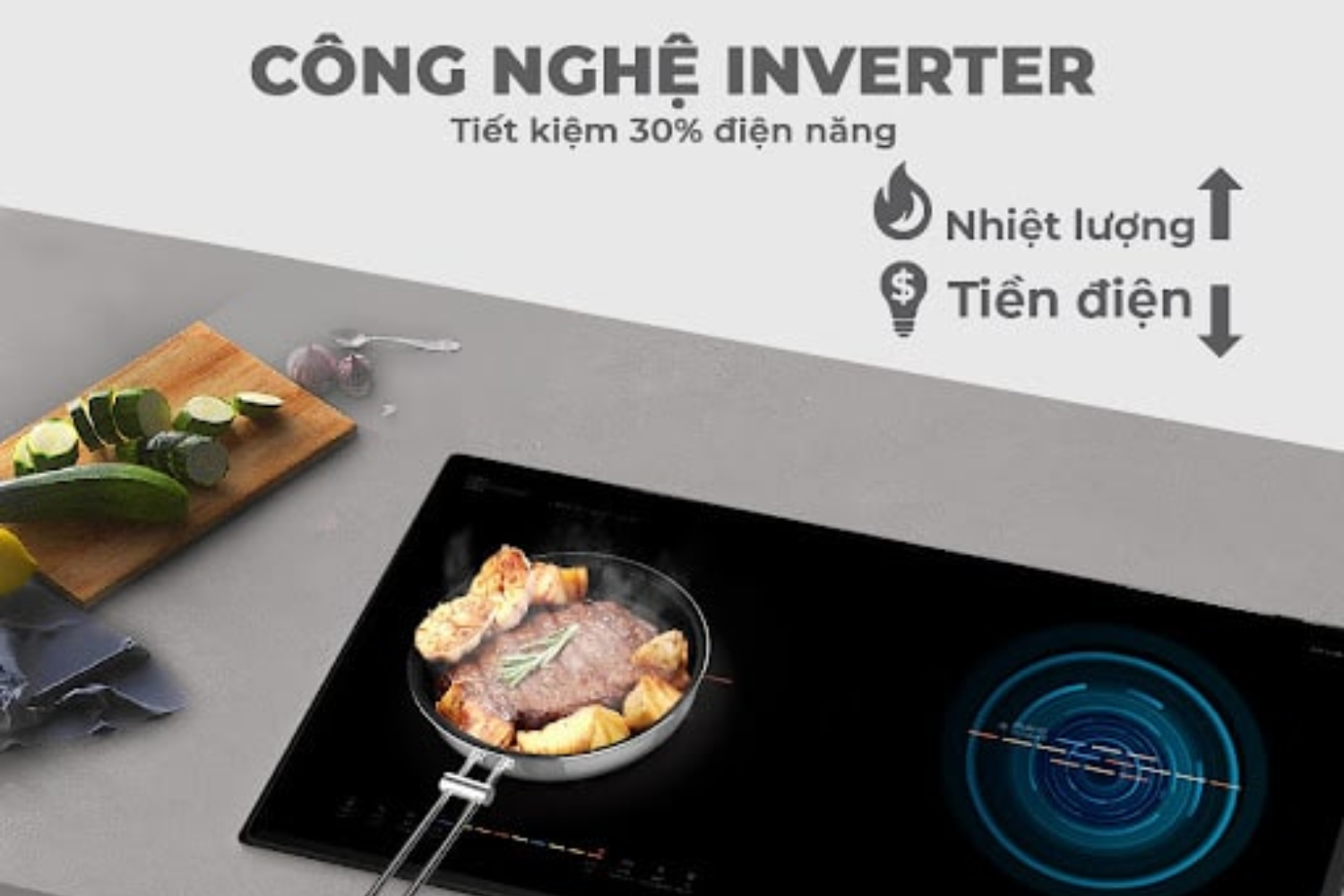 Công nghệ Inverter hiện nay đã được nhiều hãng bếp từ cao cấp và phổ thông ứng dụng