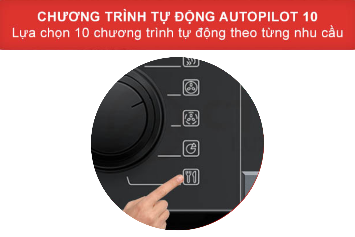 Lò nướng Bosch HBG536EB4 được trang bị tính năng AutoPilot 10