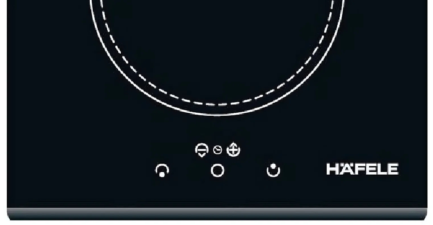 Biến thể Hafele HC-I302B mã 536.01.670&nbsp;sử dụng cảm ứng chạm trực tiếp với từng nút ảo riêng biệt