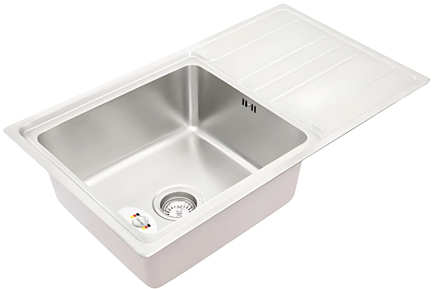 Hộc rửa sâu rộng giúp thao tác thoải mái