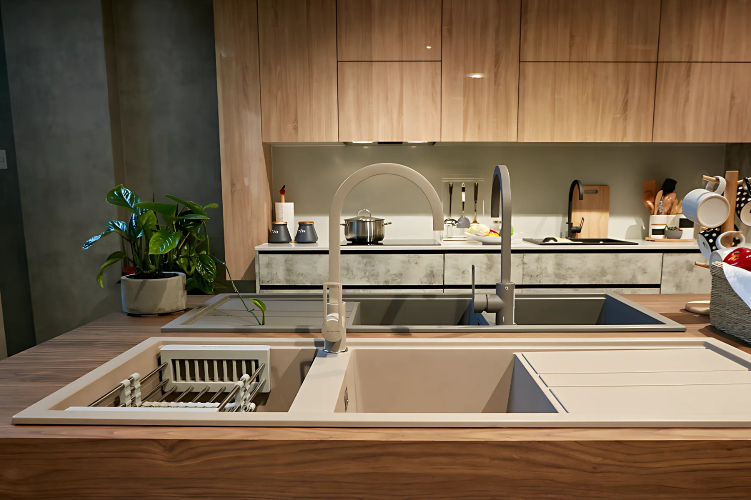 Chậu Granite Malloca Bianco K-50062 được thiết kế với kích thước lý tưởng phù hợp nhiều không gian