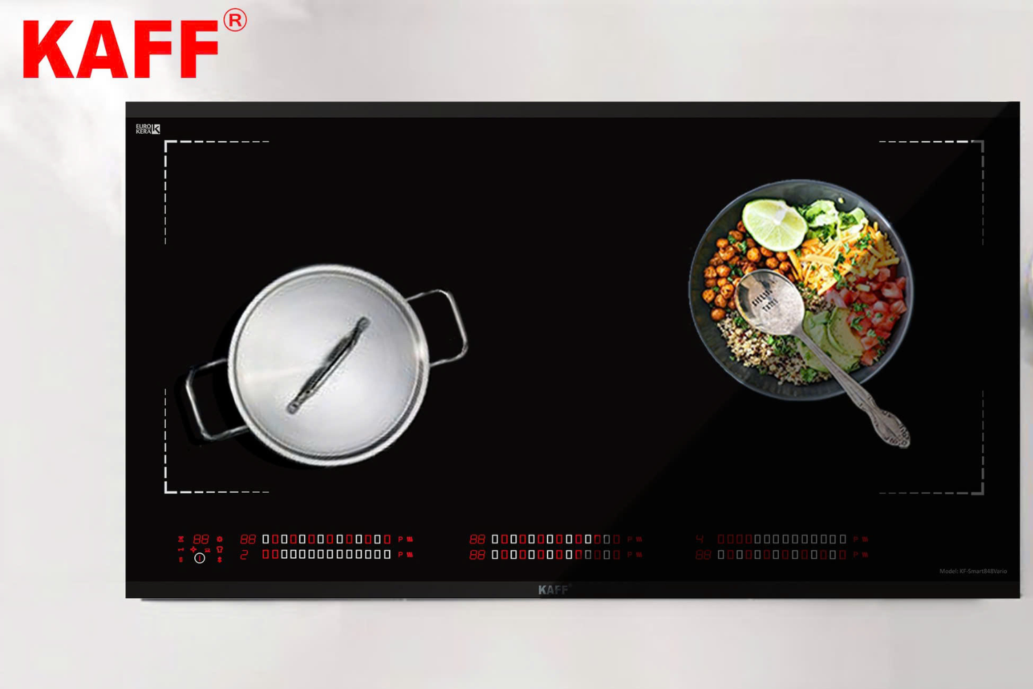 KAFF KF-Smart848 Vario sở hữu 6 vùng cảm ứng toàn phần