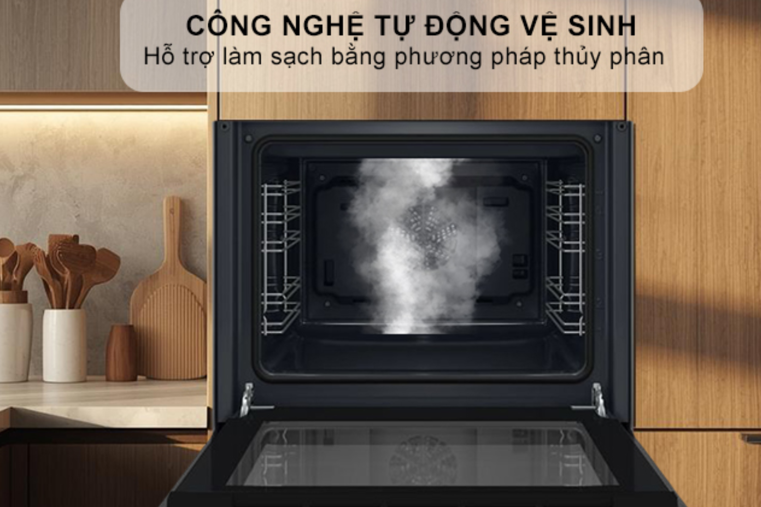 Bosch HBF512BS1T được trang bị chế độ làm sạch thủy phân