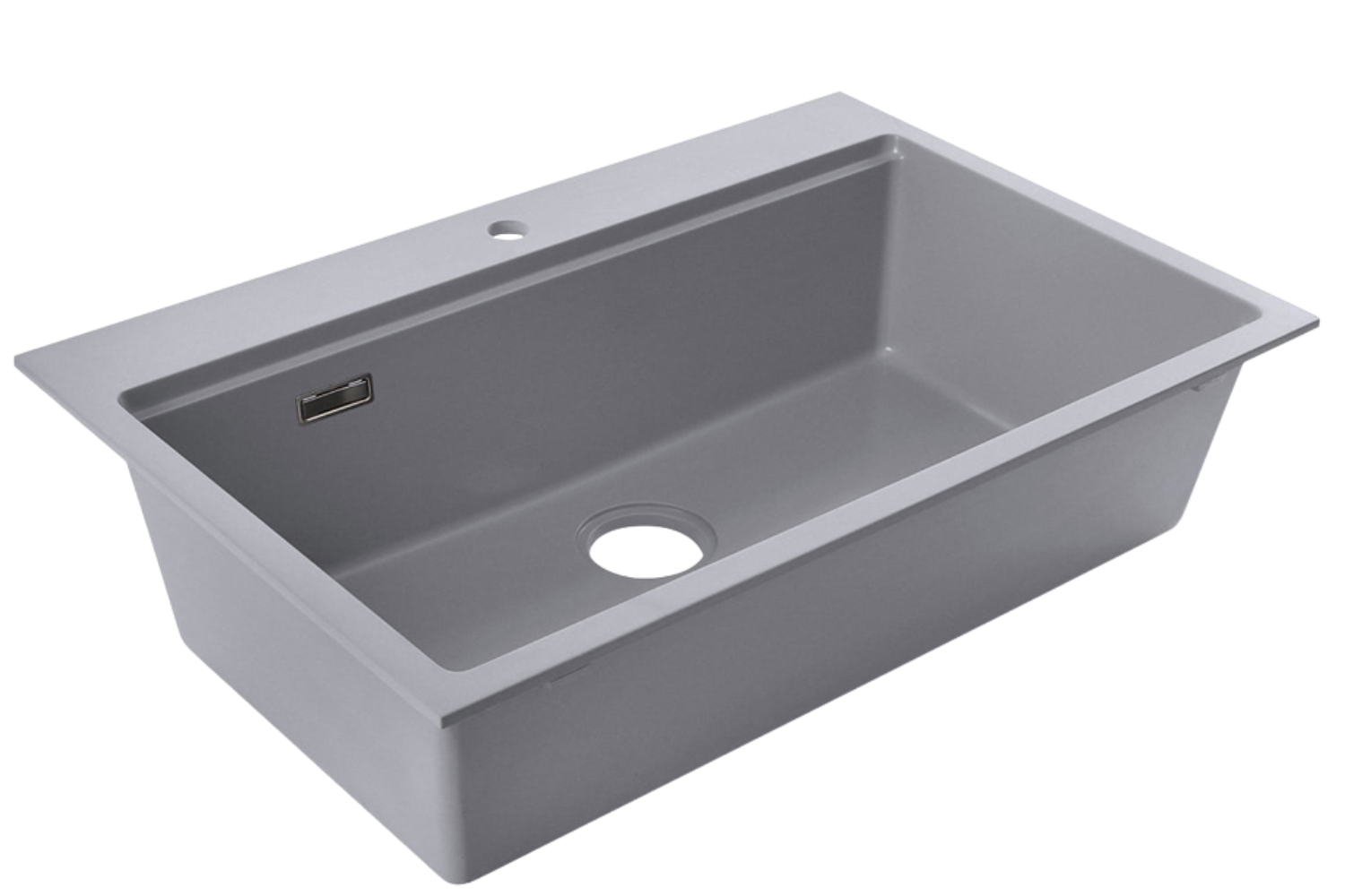 Lòng chậu sâu 240mm giúp tăng dung tích chứa và ngăn nước bắn