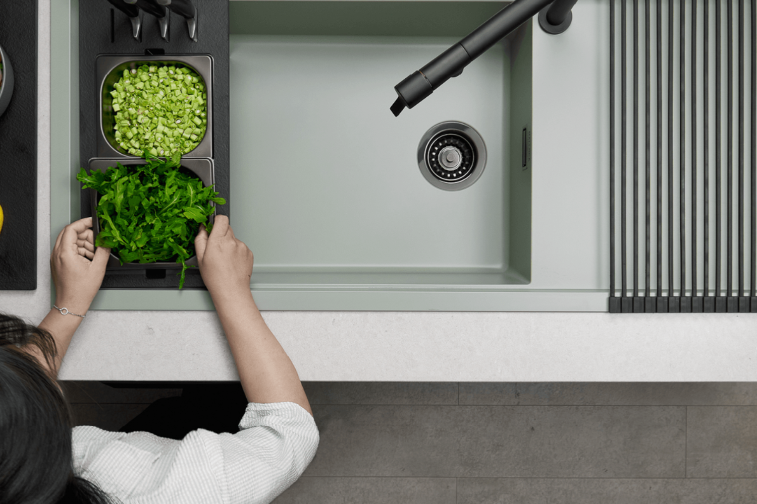 Hướng dẫn sử dụng chậu rửa chén&nbsp;Malloca SENSE K82