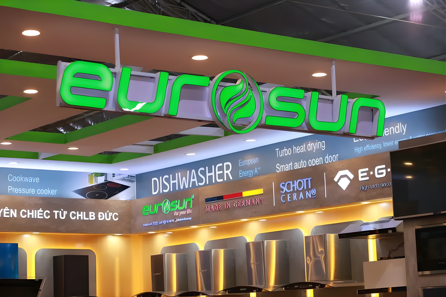 Các sản phẩm mang thương hiệu Eurosun được nhập khẩu từ nhiều quốc gia tiên tiến