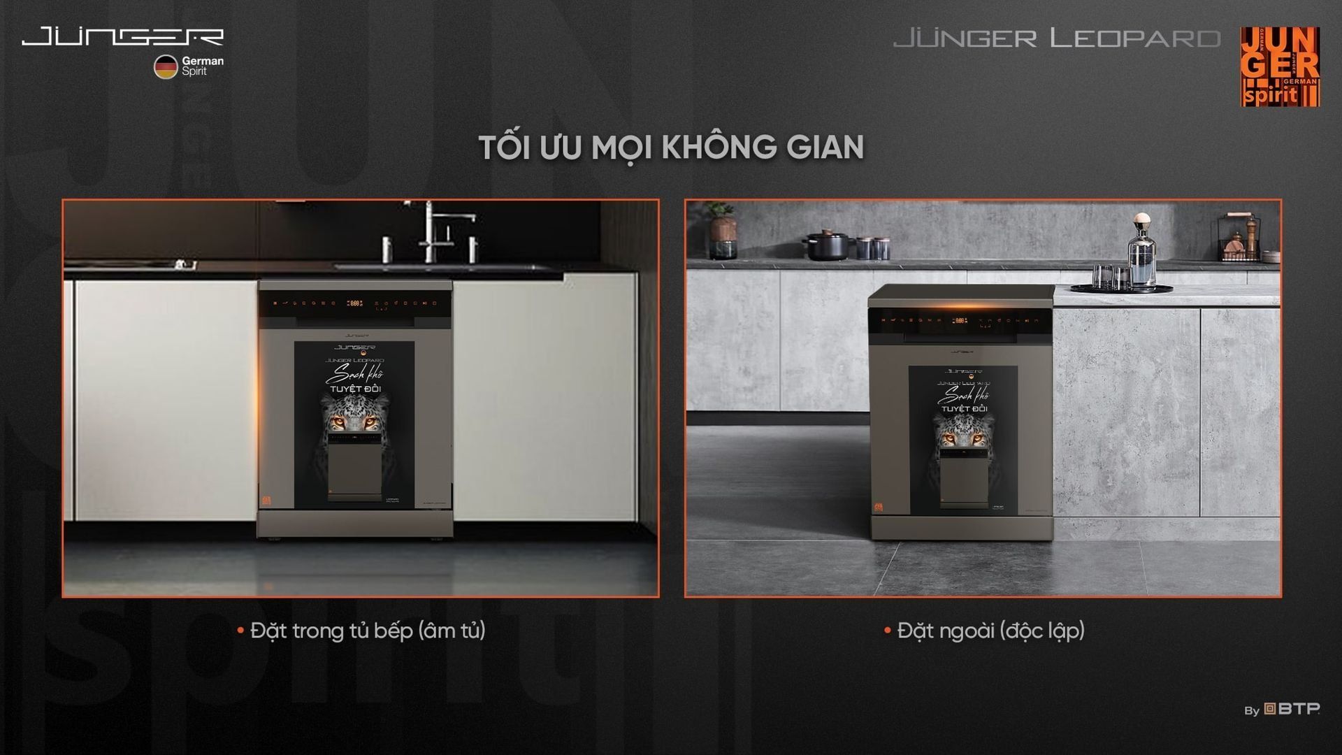 Thiết kế tối ưu cho nhiều không gian bếp