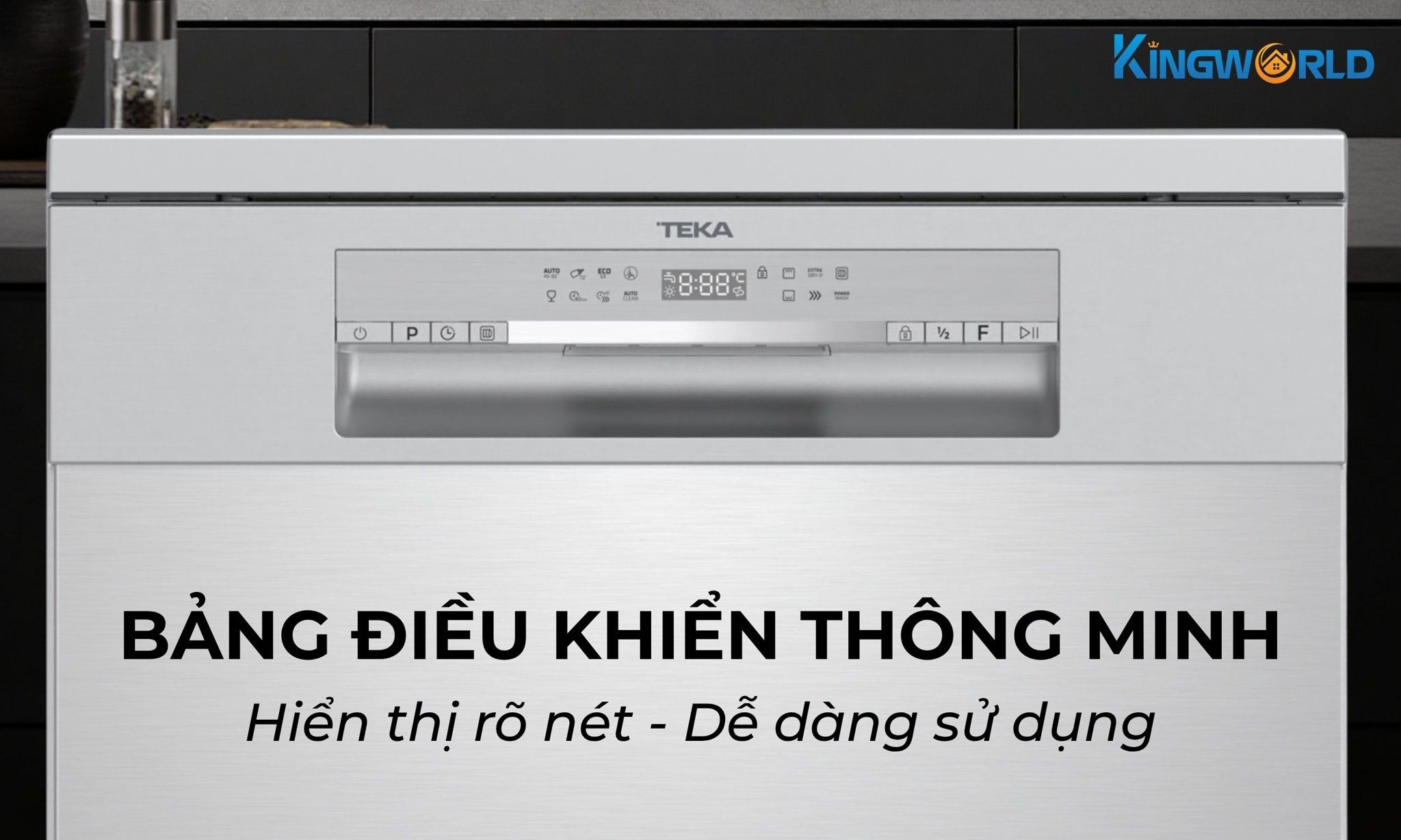 Bảng điều khiển thông minh, hiển thị đầy đủ thông tin