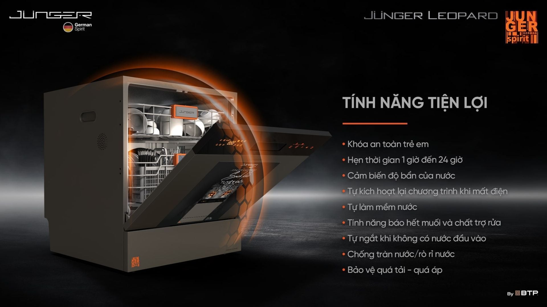 Tích hợp nhiều tính năng an toàn và tiện lợi hiện đại, bảo vệ người dùng và thiết bị