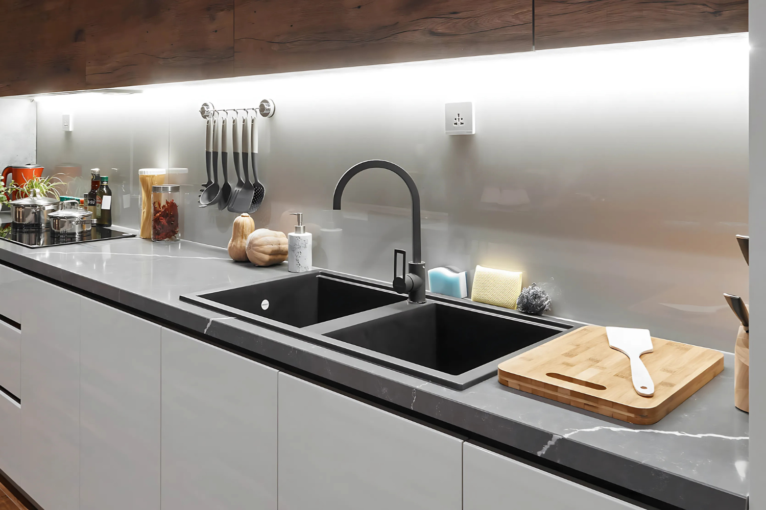 Bồn rửa chén Malloca K-45073 với kích thước lý tưởng, đáp ứng mọi nhu cầu