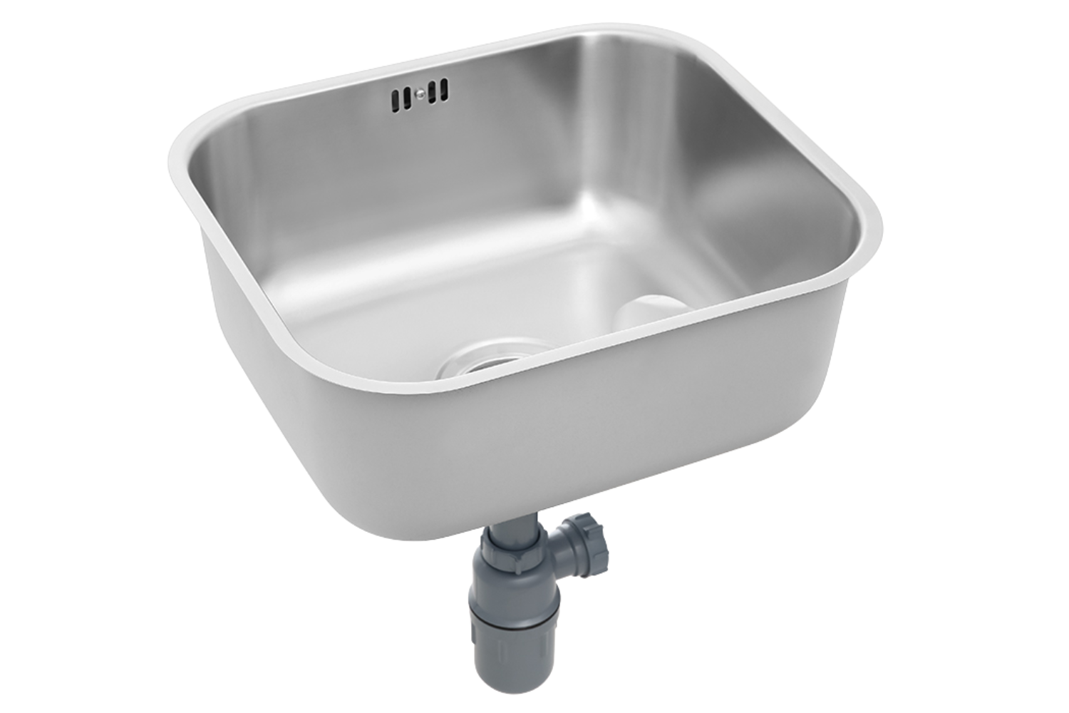 Chậu rửa Hafele HS20-SSN1R50 với thiết kế lòng chậu sâu giúp giảm tình trạng nước văng ra ngoài