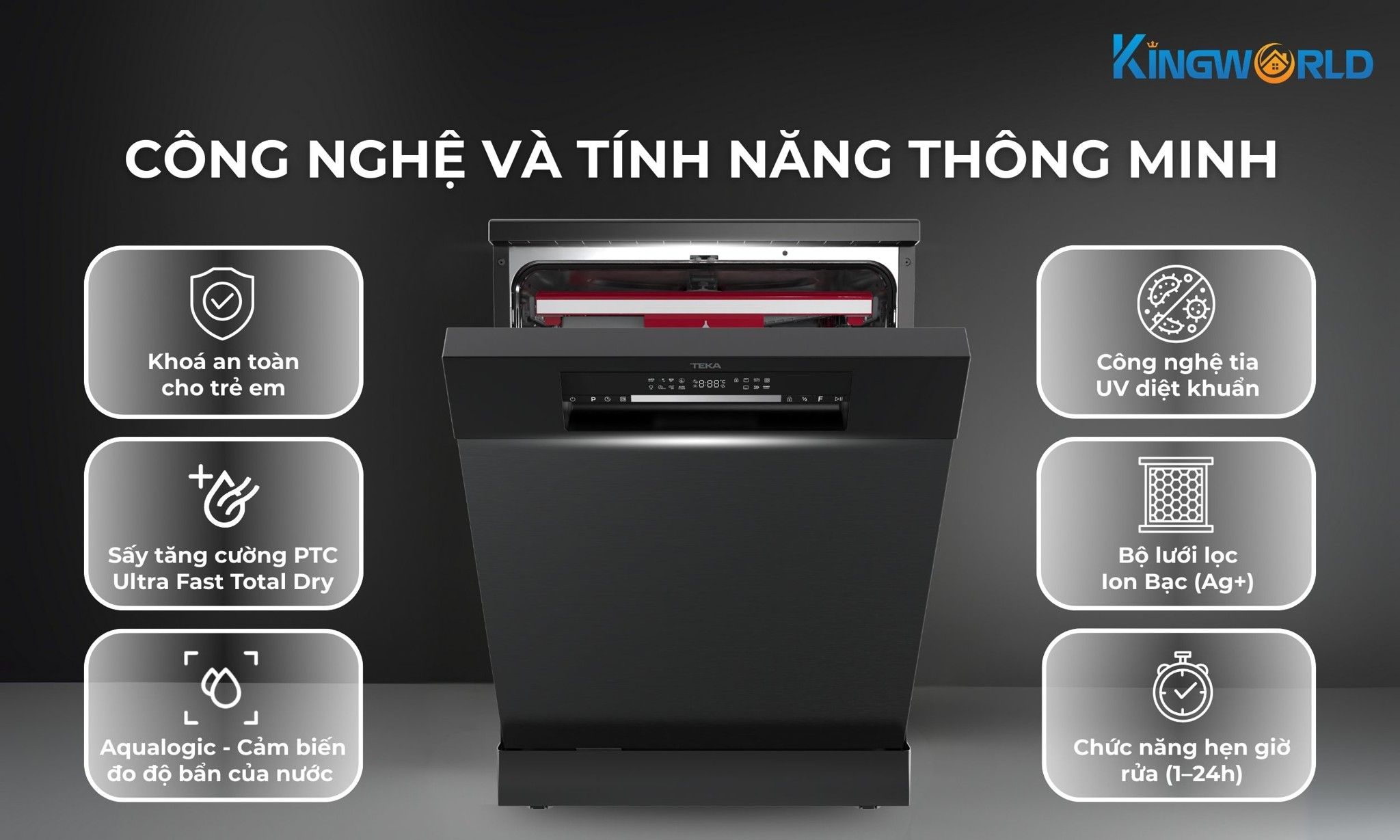 Teka DFS 650ZB-TSEA 114210013 tích hợp nhiều công nghệ thông mịnh