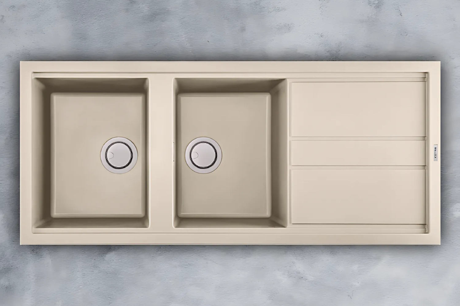 Thiết kế tinh tế, sang trọng của chậu rửa Malloca&nbsp;Bianco K-50062