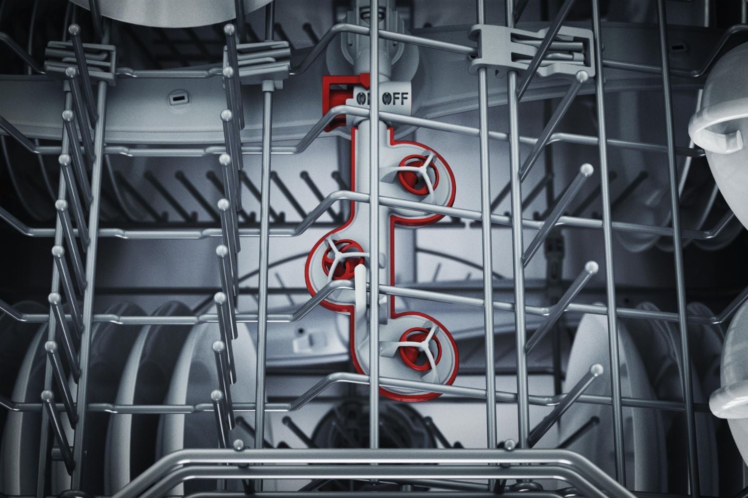 Làm sạch tăng cường bằng vòi phun thuỷ lực tích hợp