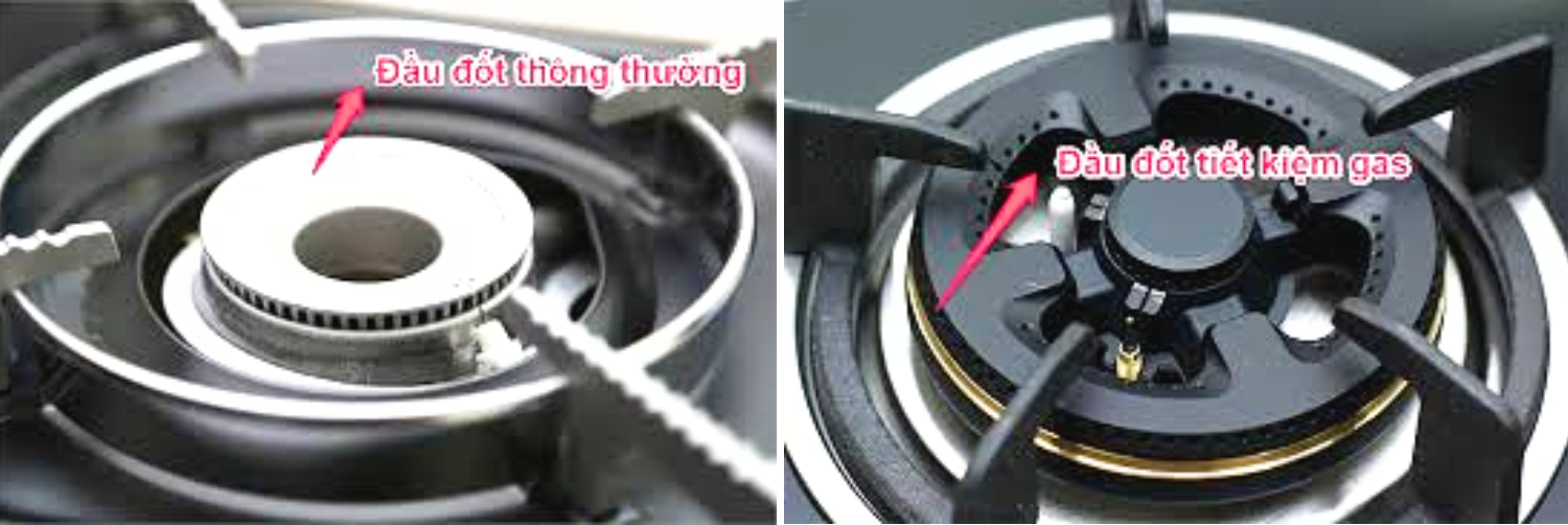 Đầu đốt tiết kiệm gas tối ưu hóa và điều chỉnh ngọn lửa một cách chính xác