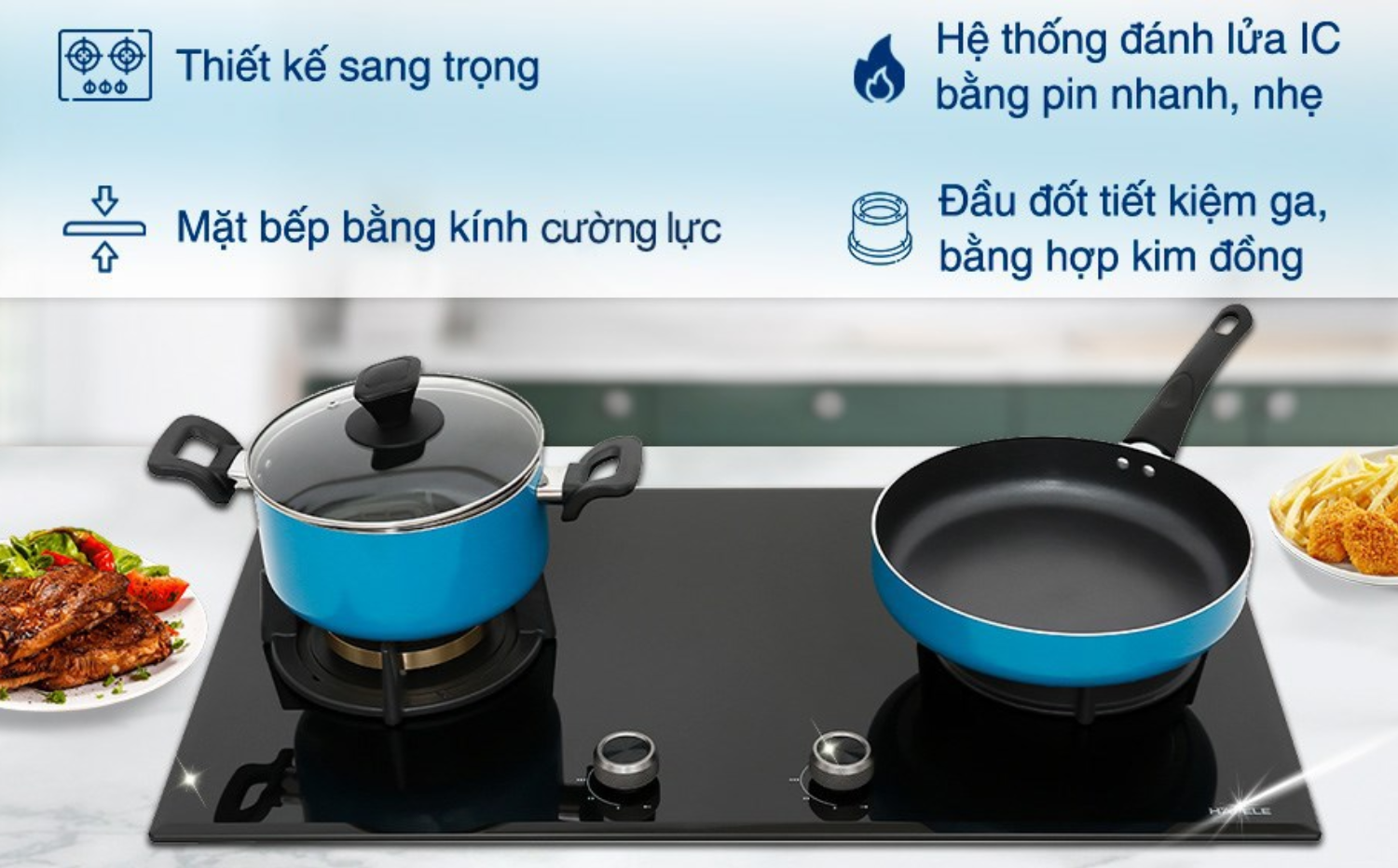 Bếp gas Hafele tập trung vào sự tiện nghi, an toàn