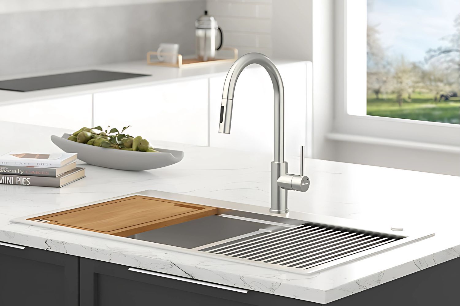 Chất liệu inox 304 bền chắc, sử dụng lâu dài