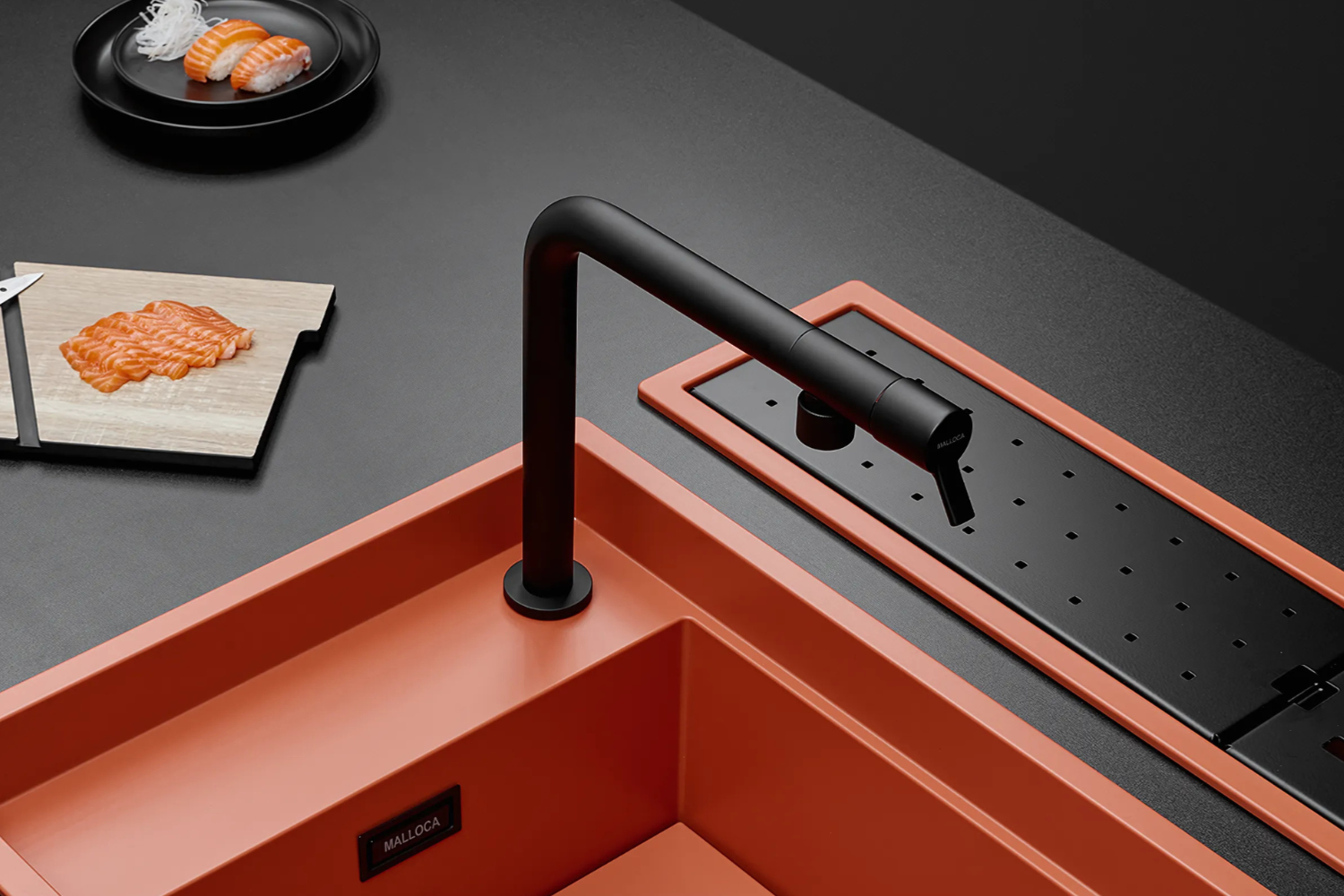 Vòi rửa chén Malloca hiện đại tinh tế, phù hợp nhiều phong cách bếp