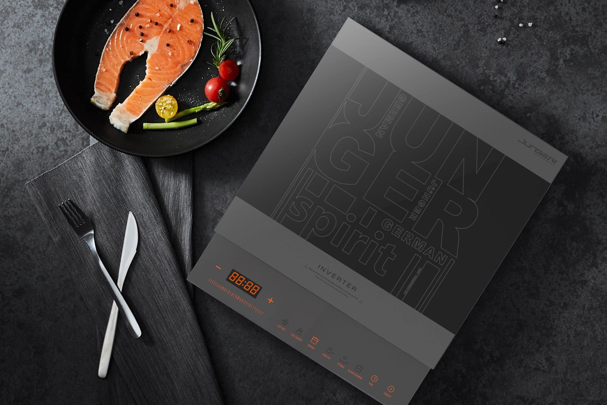 Chọn lựa bếp điện từ Junger theo nhu cầu, số lượng thành viên trong gia đình