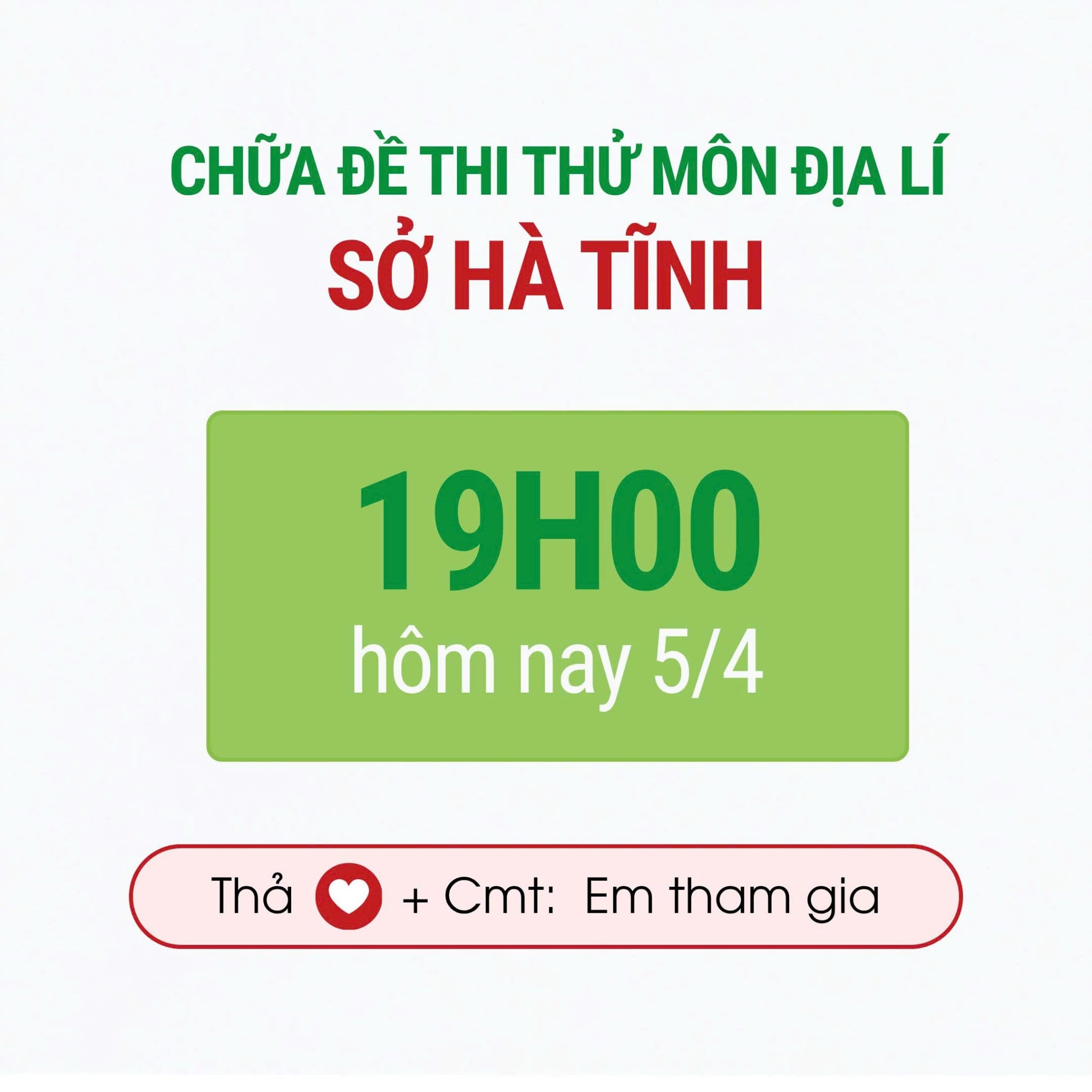 Sở Hà Tĩnh - Đề thi thử TN THPT môn Địa lí sở Hà Tĩnh | Lớp học Địa lý cô Mai Anh