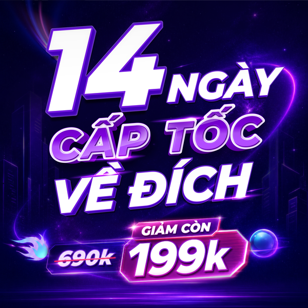 Lộ trình 14 NGÀY CẤP TỐC VỀ ĐÍCH