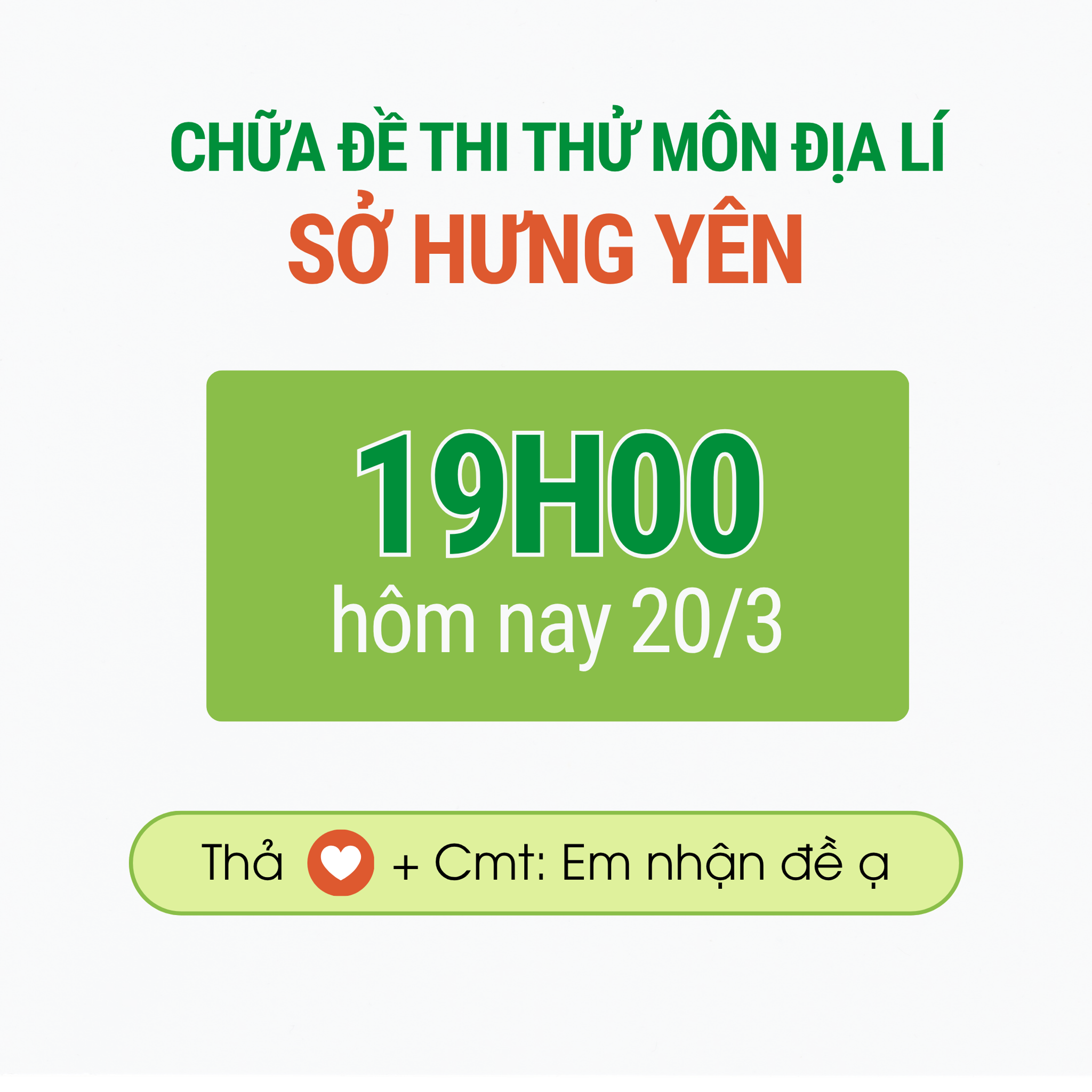 (Hưng Yên) Đề thi thử TN THPT môn Địa lí sở Hưng Yên | Lớp học Địa lý cô Mai Anh