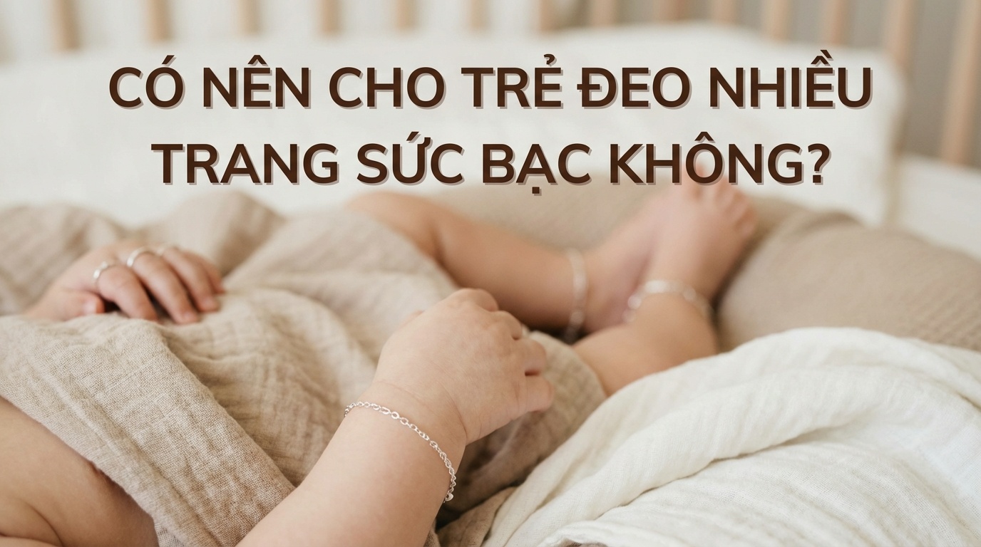 Tại Sao Không Nên Đeo Quá Nhiều Trang Sức Bạc Cho Bé Sơ Sinh?