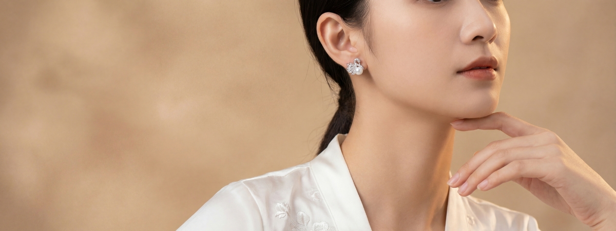 Khuyên nữ Ngọc Trai Tự Nhiên - Freshwater Pearl