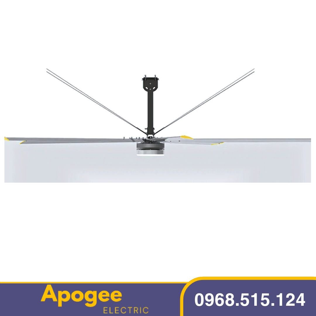 Quạt trần có đèn LED   Giải pháp thông gió và chiếu sáng tối ưu cho không gian lớn
