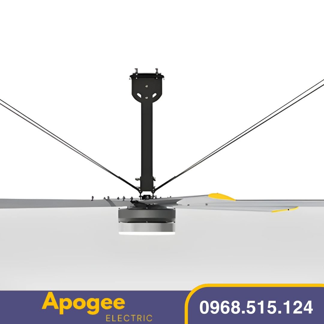 Quạt trần có đèn LED   Giải pháp thông gió và chiếu sáng tối ưu cho không gian lớn