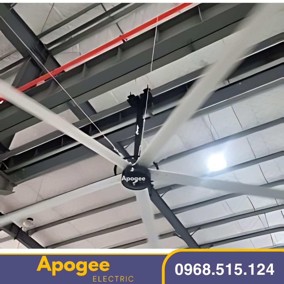 Quạt trần công nghiệp 3m - Giải pháp tiết kiệm hiệu quả