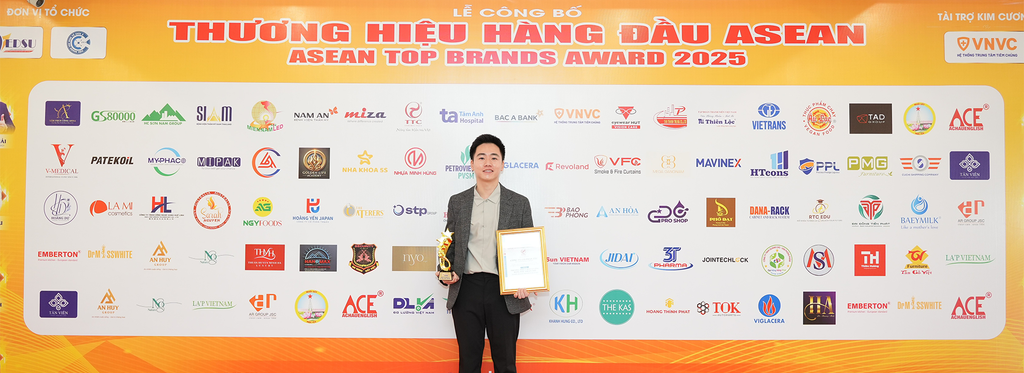 Công ty Cổ phần TTC vinh dự đón nhận giải thưởng Thương hiệu Chất lượng hàng đầu ASEAN 2025