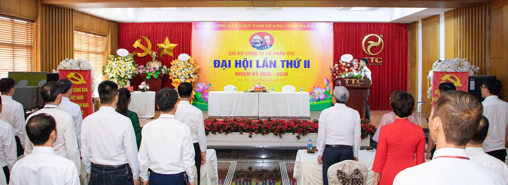 TTC tổ chức Đại hội Chi bộ Công ty Cổ phần TTC lần thứ II, nhiệm kỳ 2025 – 2030