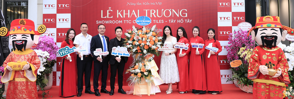 Khai trương Showroom TTC Ceramic Tiles Tây Hồ Tây (Starlake) - Không gian trải nghiệm gạch ốp lát cao cấp tại Hà Nội