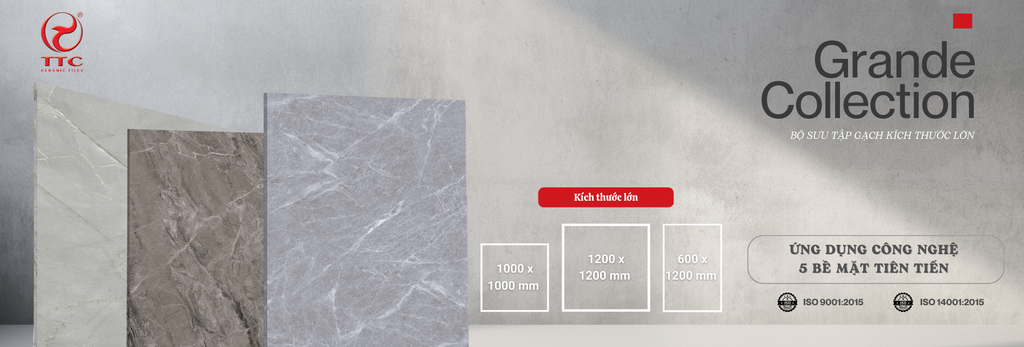 TTC  sắp ra mắt Grande Collection – Bước chuyển mình chiến lược trong đầu tư dây chuyền sản xuất Gạch khổ lớn